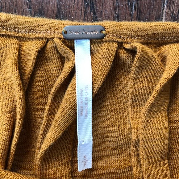 free people billie balloon sleeve top - Picture 4 of 4